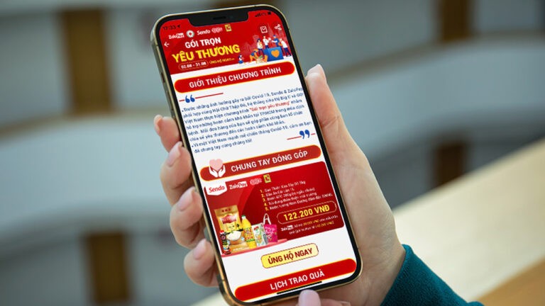 ZaloPay cùng Sendo triển khai chương trình “Gói trọn yêu thương”
