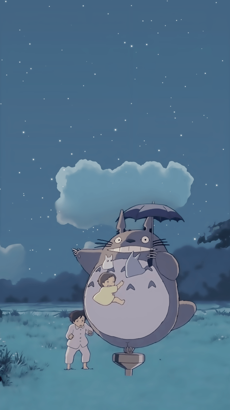 Ảnh Nền Totoro Dễ Thương Cho Điện Thoại | Bạch Mộc Lương Tử