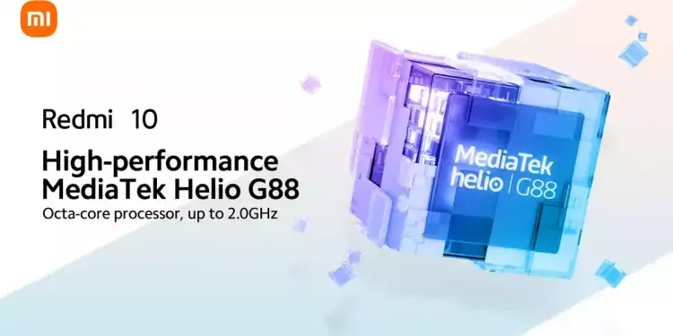 Redmi 10 là điện thoại đầu tiên dùng chip Helio G88