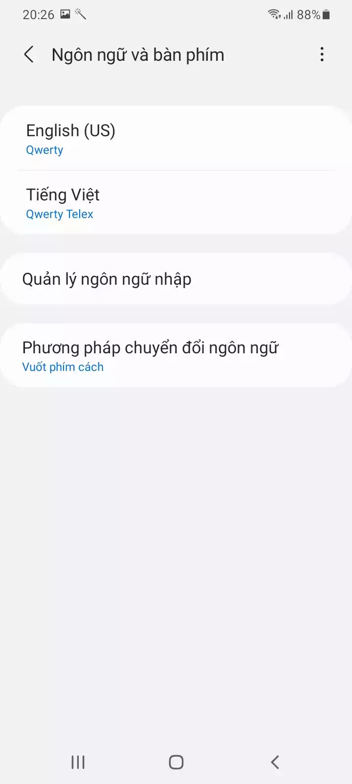 Gõ VNI trên điện thoại Samsung không còn là điều gì khó khăn nữa. Với các ứng dụng gõ tiếng Việt hiện đại như Unikey, bạn có thể gõ VNI đầy đủ dấu ngay trên điện thoại của mình. Điều này sẽ giúp bạn tránh được những rắc rối khi gõ tiếng Việt trong các ứng dụng trên điện thoại.