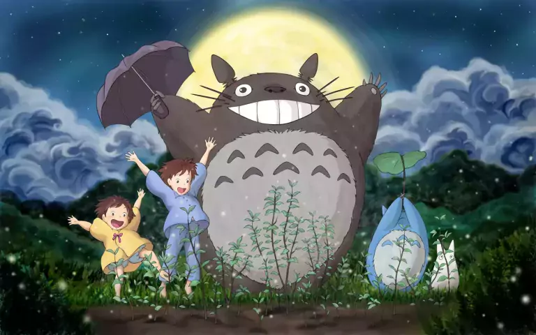 Ảnh nền Totoro dễ thương cho điện thoại