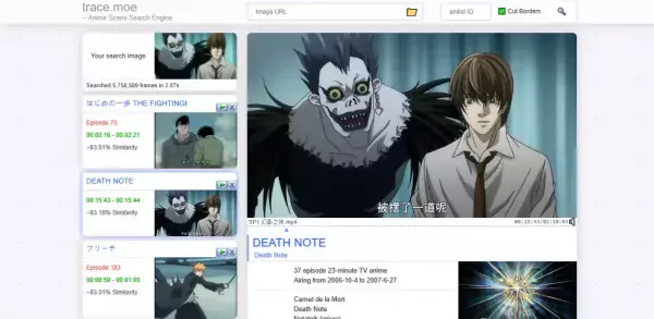 Cách tìm Anime, số tập, cảnh xuất hiện trong phim từ ảnh chụp