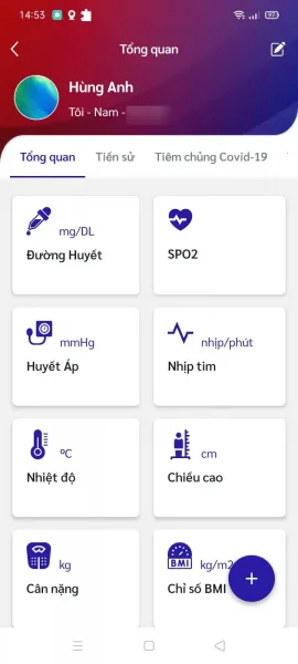 Sổ sức khỏe điện tử 10