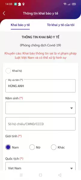 Sổ sức khỏe điện tử 5