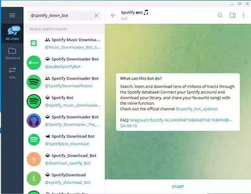 Spotify Telegram Bot