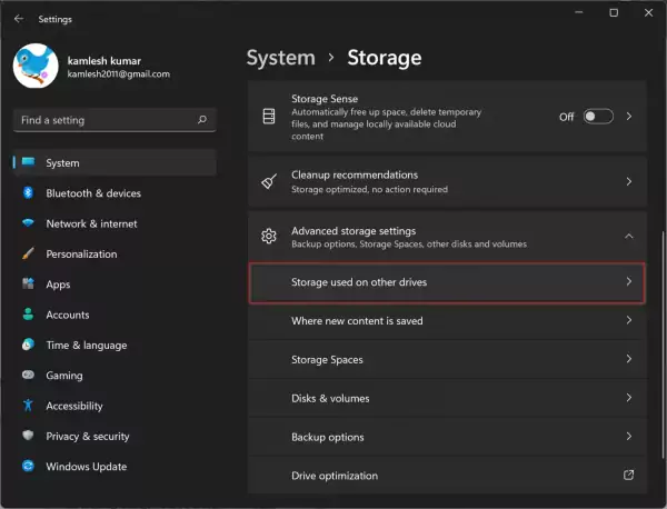 Tắt Reserved Storage trên Windows 11a