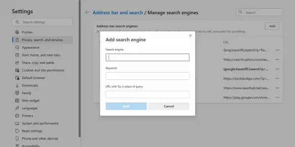 Thêm SearchAll.net vào Chrome 4