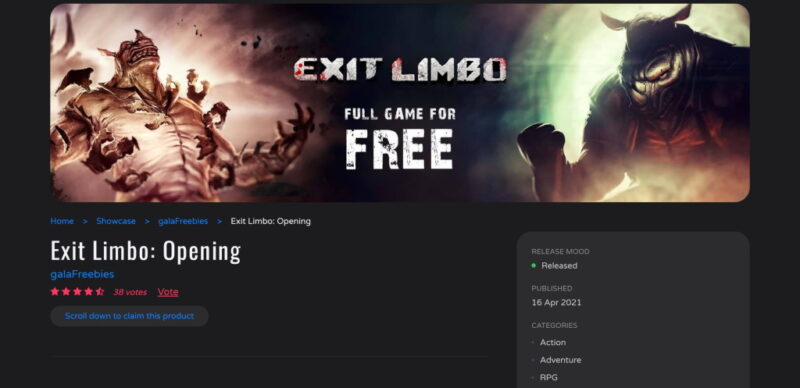 Đang miễn phí game Exit Limbo: Opening