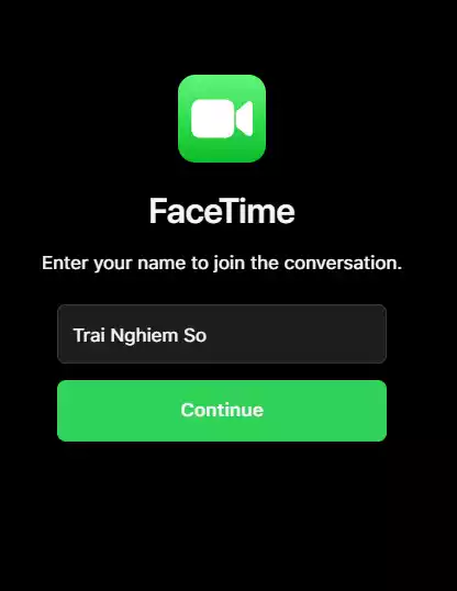 Cách tạo liên kết web FaceTime để chia sẻ