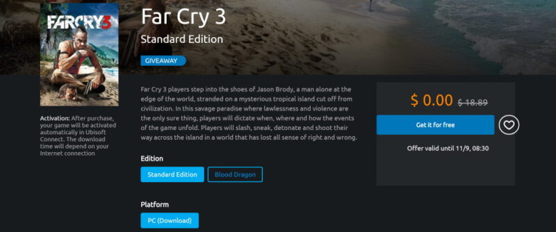 Đang miễn phí game Far Cry 3