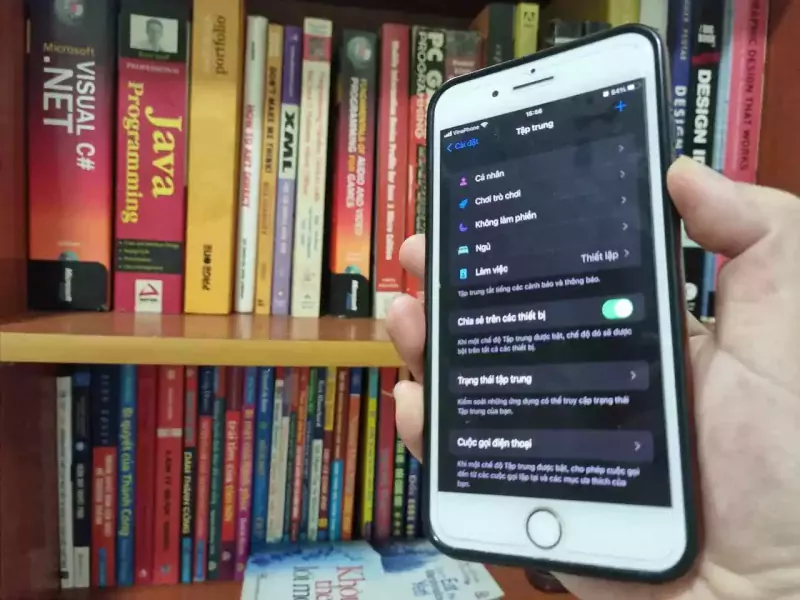 Cách sử dụng chế độ tập trung trên iPhone