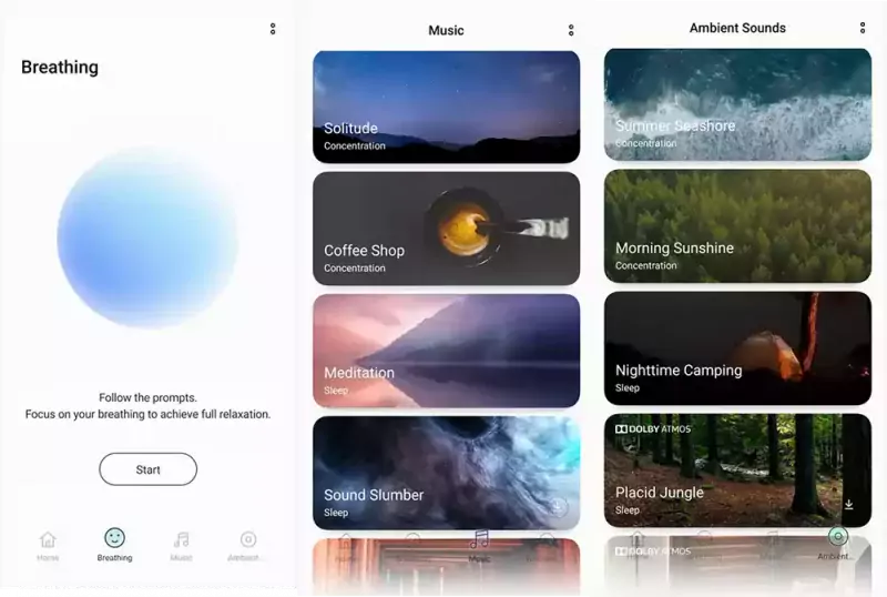 OPPO Relax: ứng dụng thư giãn trên điện thoại OPPO