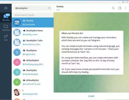 Skeddy Telegram Bot