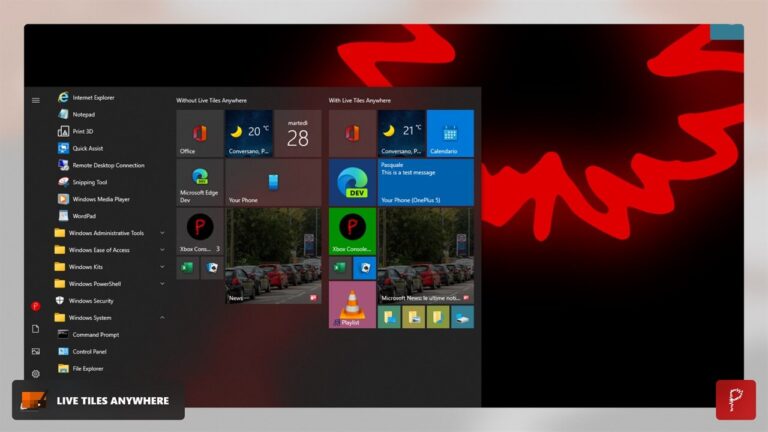 Live Tiles Anywhere: Mang Live Tile ứng dụng trở lại Windows 11