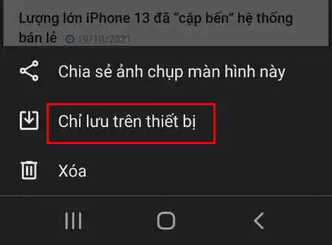 Cách chụp ảnh màn hình toàn trang bằng Chrome trên Android