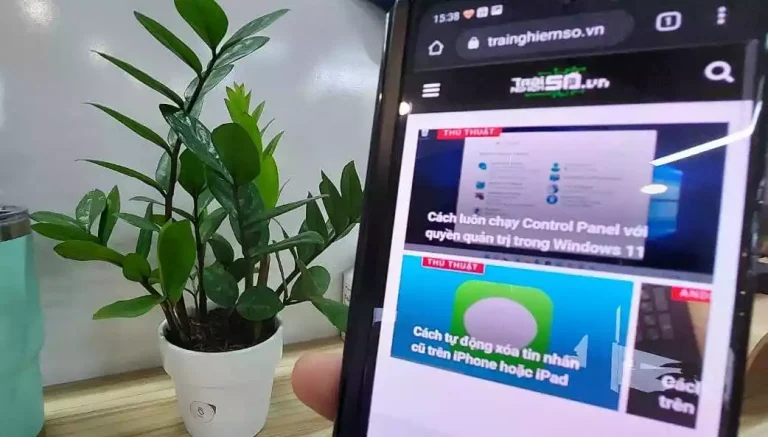 Cách chụp màn hình toàn trang trình duyệt Chrome trên Android