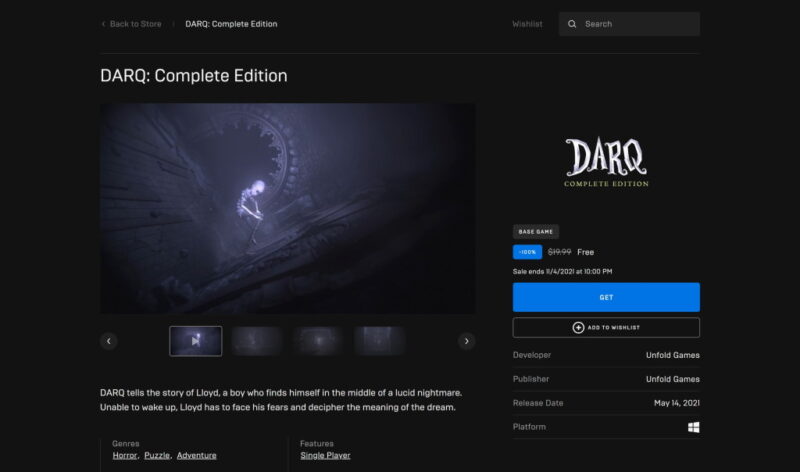 Tải miễn phí game phiêu lưu giải đố DARQ: Complete Edition cực hay