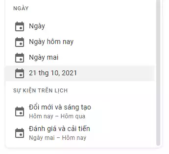 Google Docs nhận menu @ khá hay