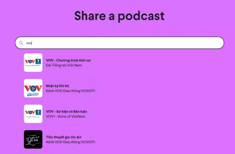Cách tìm link nghe podcast trên mạng