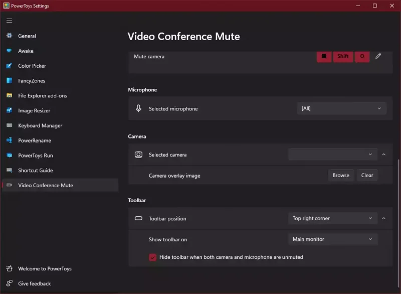 Tính năng Video Conference Mute trong PowerToys là gì?