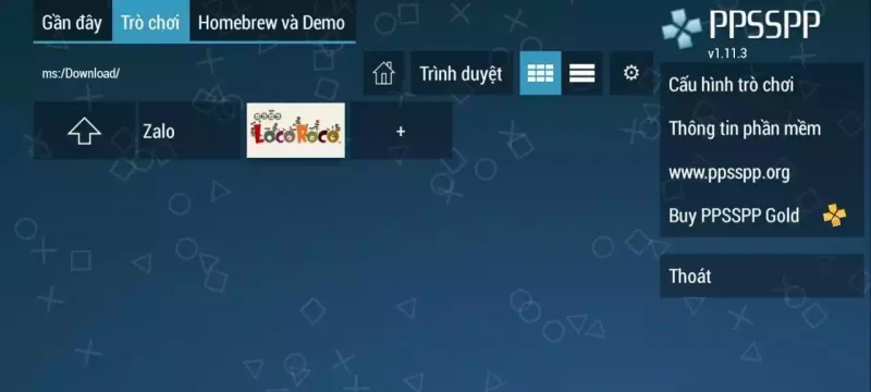 Cách chơi giả lập PSP trên Android