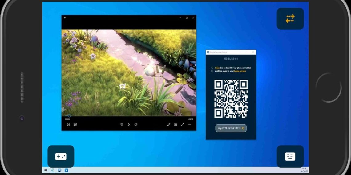 Simple Remote Control: Điều khiển phát video, nhạc trên Windows 10 từ điện thoại