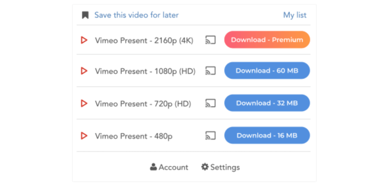 Video Downloader Plus: Tải video trên 1000 trang web