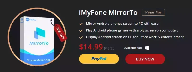iMyFone MirrorTo: Chiếu màn hình Android lên máy tính dễ dàng