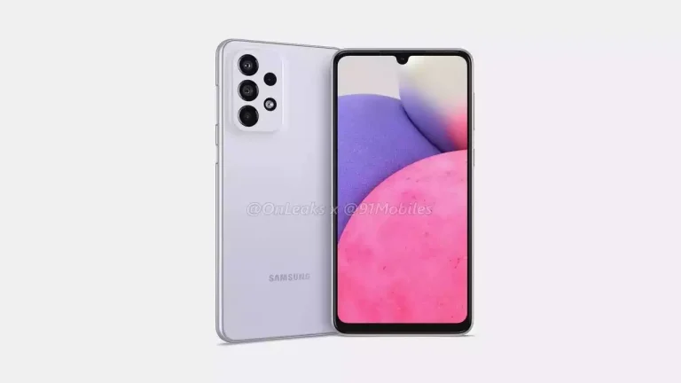 Hình ảnh Galaxy A33 5G bị rò rỉ