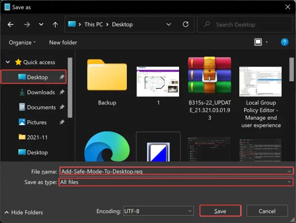 Cách khởi động Windows 11 vào Safe Mode từ menu chuột phải 3