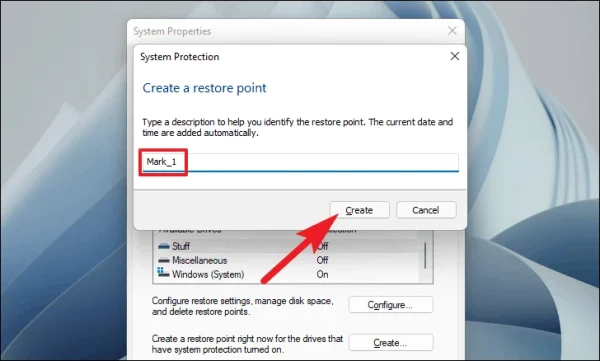 Cách sử dụng Restore Point trên Windows 11b7