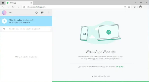 Cách sử dụng WhatsApp Web khi điện thoại mất kết nối 6