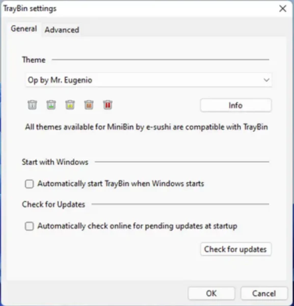 Cách xóa rác trong Recycle Bin từ khay hệ thống Windows 11d