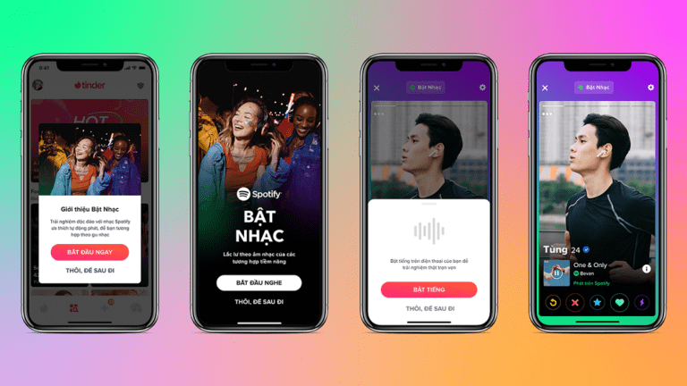 Tinder ra mắt trải nghiệm Bật Nhạc trên Khám Phá 
