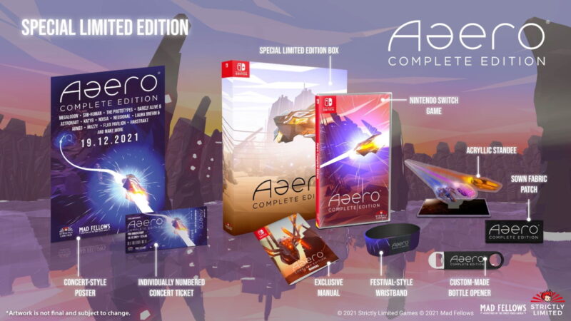 Game Aaero: Complete Edition phát hành bản box cho Switch