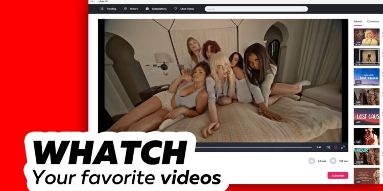 yTube HD: Xem video YouTube, thích và theo dõi kênh không cần đăng nhập