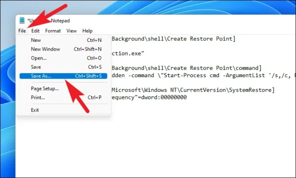 Cách tạo điểm khôi phục hệ thống Windows 11 từ menu chuột phải 2