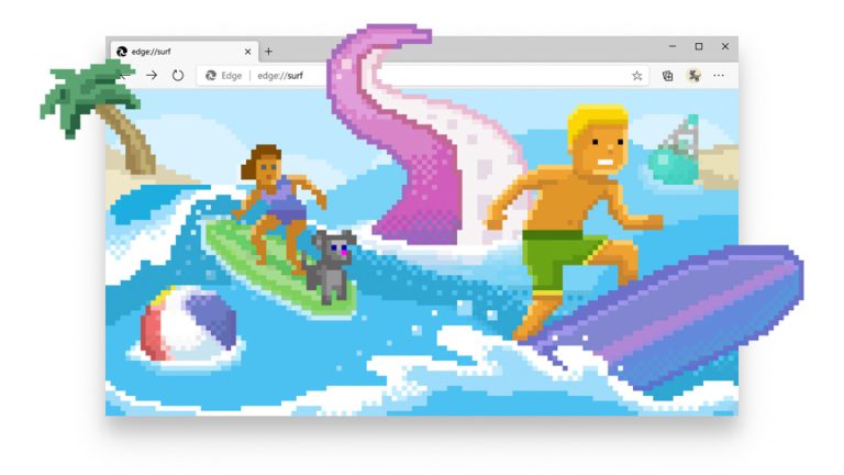 Chơi game cổ điển của Microsoft trong trình duyệt Edge