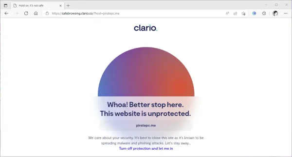 Clario Secure Browsing 4