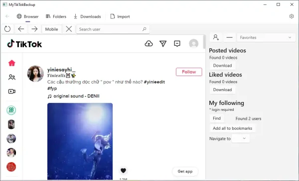 MyTikTokBackup 1