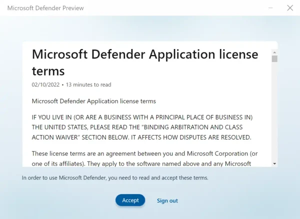 Cách đăng nhập, sử dụng Microsoft Defender trên Windows 11v6