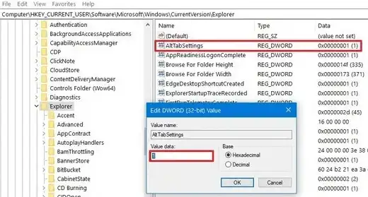 Cách sử dụng giao diện chuyển đổi ứng dụng Alt + Tab cổ điển trên Windows 11c