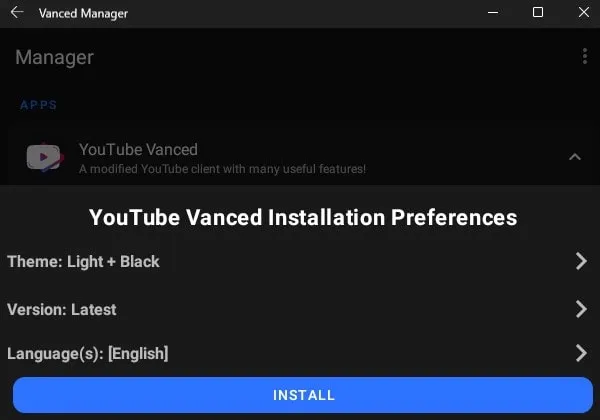 Cách cài đặt ứng dụng YouTube Vanced trên Windows 11d6
