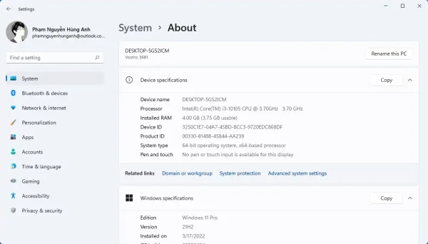 Cách mới cài đặt Windows Subsystem for Android trên Windows 11 A