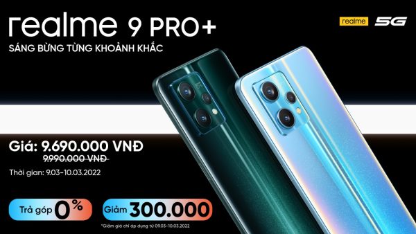 realme 9 Pro Series có giá bán chính thức kèm chương trình ưu đãi