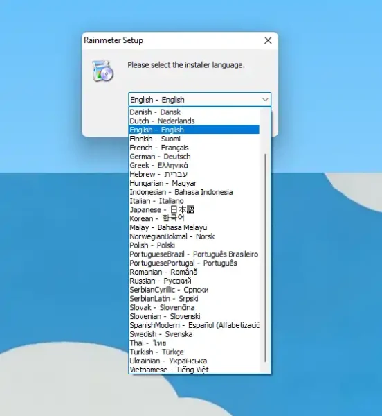 Cách sử dụng Rainmeter làm đẹp màn hình desktop Windows 11a