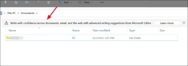 Cách tắt quảng cáo trong File Explorer trên Windows 11a