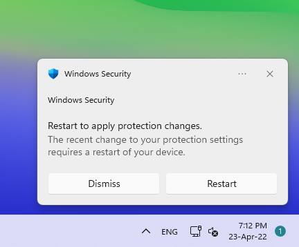Sử lỗi Memory Integrity không thể bật trên Windows 11f