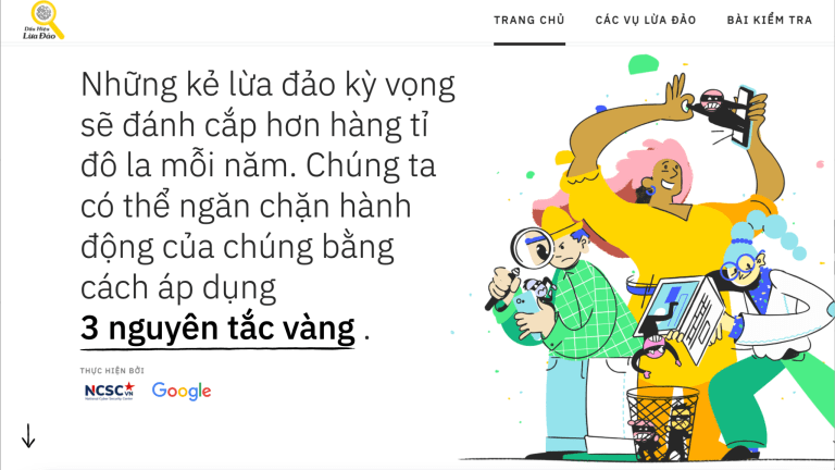 Ra mắt website dauhieuluadao.com giúp nhận biết lừa đảo trực tuyến
