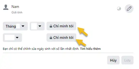 Cách tắt thông báo, ẩn sinh nhật của bạn trên Facebook 4